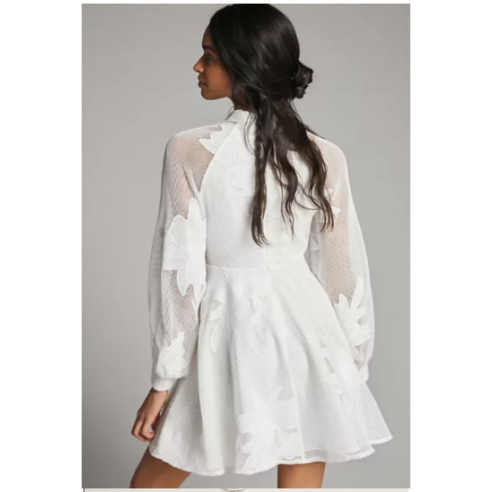 NWT Anthropologie Mare Mare Sabine Embroidered Mini Dress XS - Picture 4 of 16